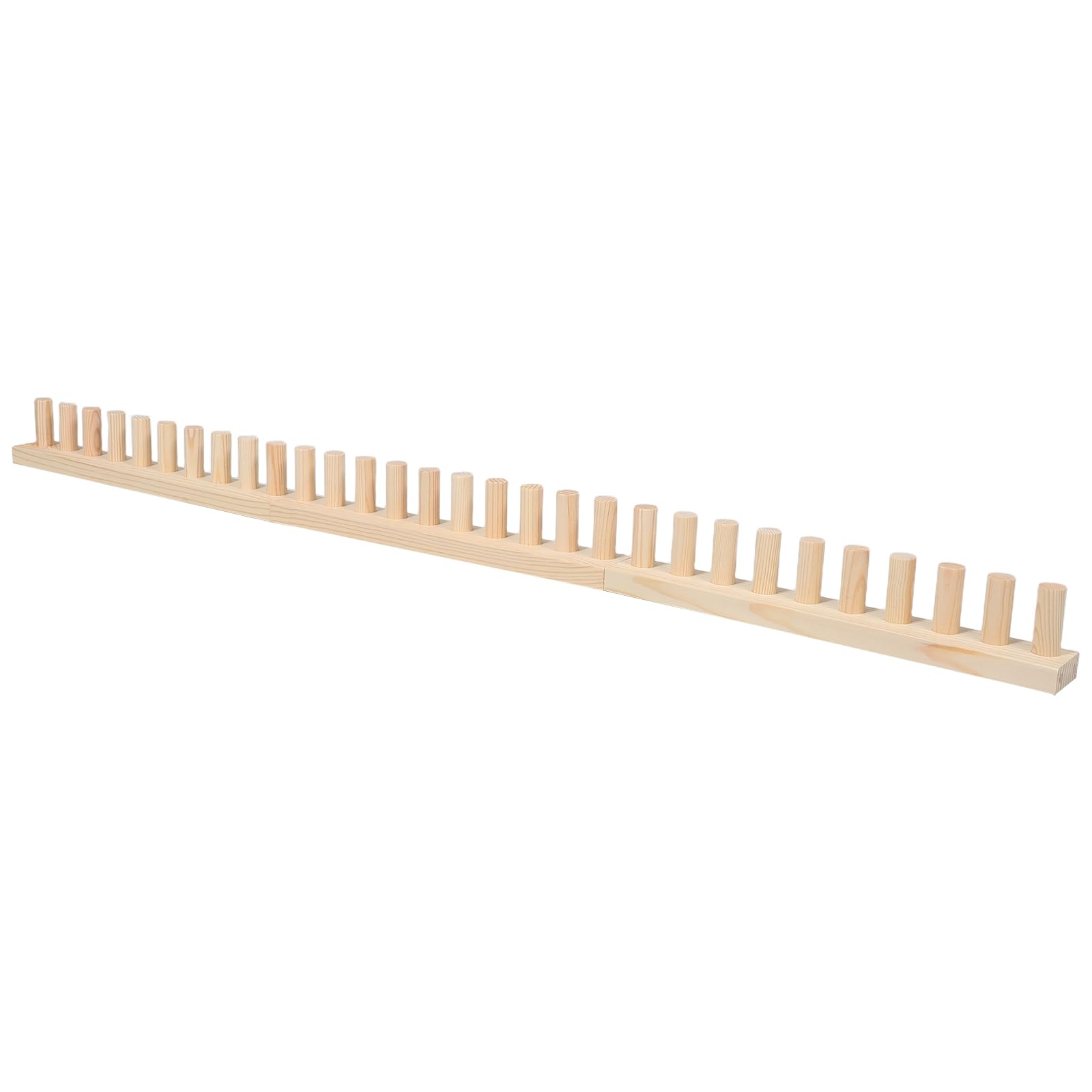 Outil de tricot crochet portable Lurrose en bois kaki 115 cm pour fournitures DIY et couvertures