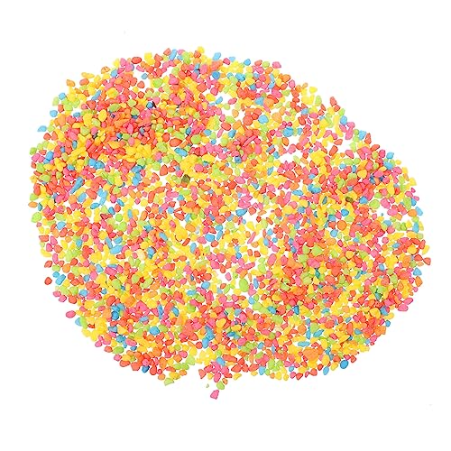 Mikikit 2 Packs Aquarium Gravels Decorative Stones for Fish Tank Landscape Pebbles for Aquatic Gardens Durable for Aquariums and Pots