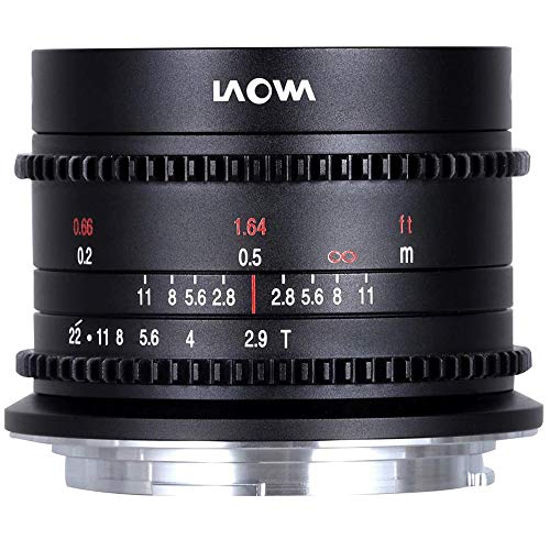 Venus Optics Laowa 9 mm T2.9 Lente Cine Zero-D (montura MFT, pies)