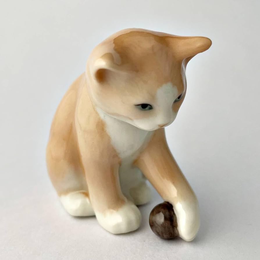 Amazon.co.jp: ロイヤルコペンハーゲン猫 フィギュリン 置物