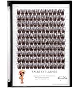 VAYATOR Color Lash Cluster Light Brown Dark Brown Black Brown Various Colored False Eyelashes Clu...