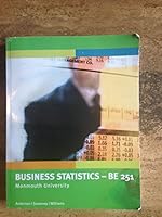 Business Statistics - BE 251 Monmouth University 1305016564 Book Cover