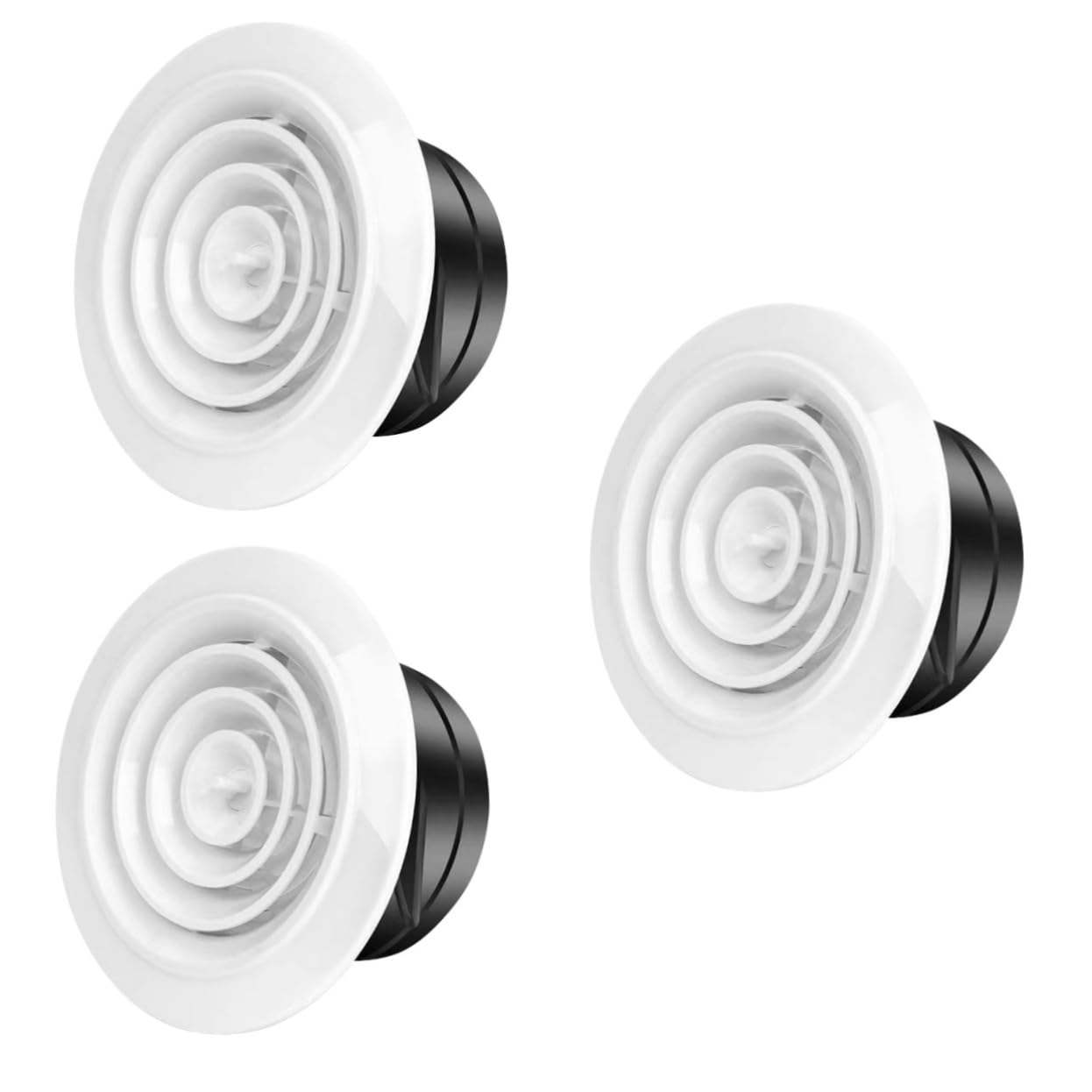 OSALADI 3 Pezzi Efficiente Diffusore Di Ventilazione Dellaria Copertura Di Sfiato Del Soffitto Ventola Di Scarico Sfiato Per Casa Ufficio