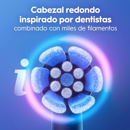 Miniatura 6 de Oral-B iO 2 Cepillo de Dientes Eléctrico con 1 Cabezal, Rosa Suave