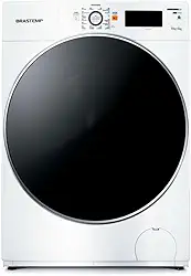 Lava e Seca Brastemp 10,1kg/6kg branca Água Quente com Ciclo Tira Manchas Pro e Ciclo 1h Pronto para Vestir - BNQ10AB 220V