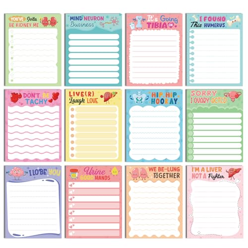 Blocs-notes adhésifs amusants infirmière au format 10,2x7,6 cm à forte adhérence