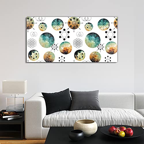 Image acrylique 120x60cm Intergalactic Kosmos tableau pour salon Coloray