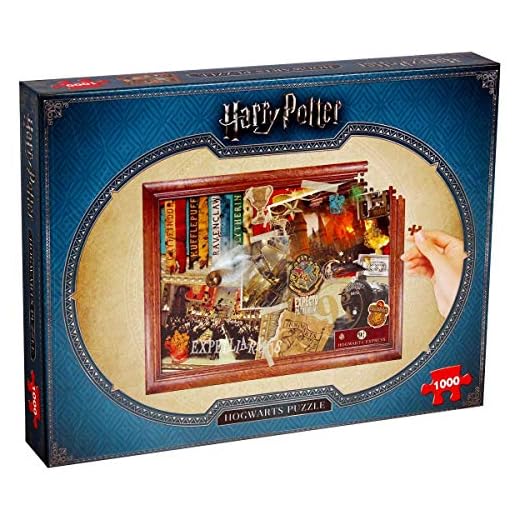 Winning Moves PUZZLE HARRY POTTER POUDLARD - 1000 pièces - Version française