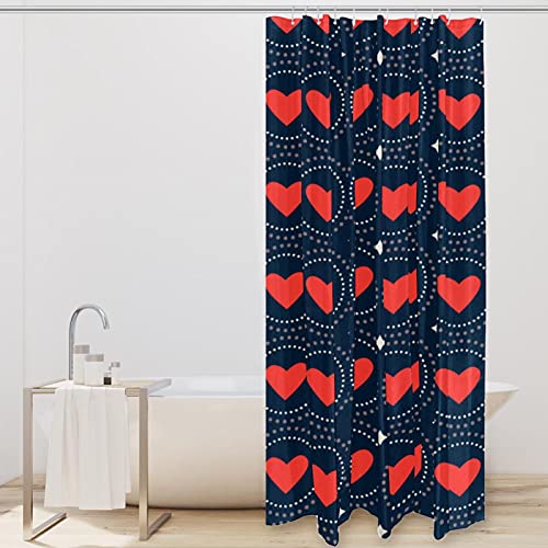 Rideau de douche sans couture 152x184 cm anti odeur avec 12 crochets - 3