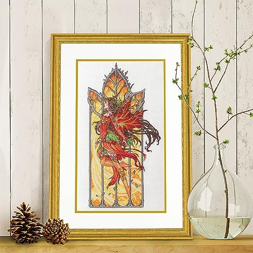 Dimensions 70-35429 Gold Collection Dancing Fall Fairy Counted Cross Stitch Kit thumb #6