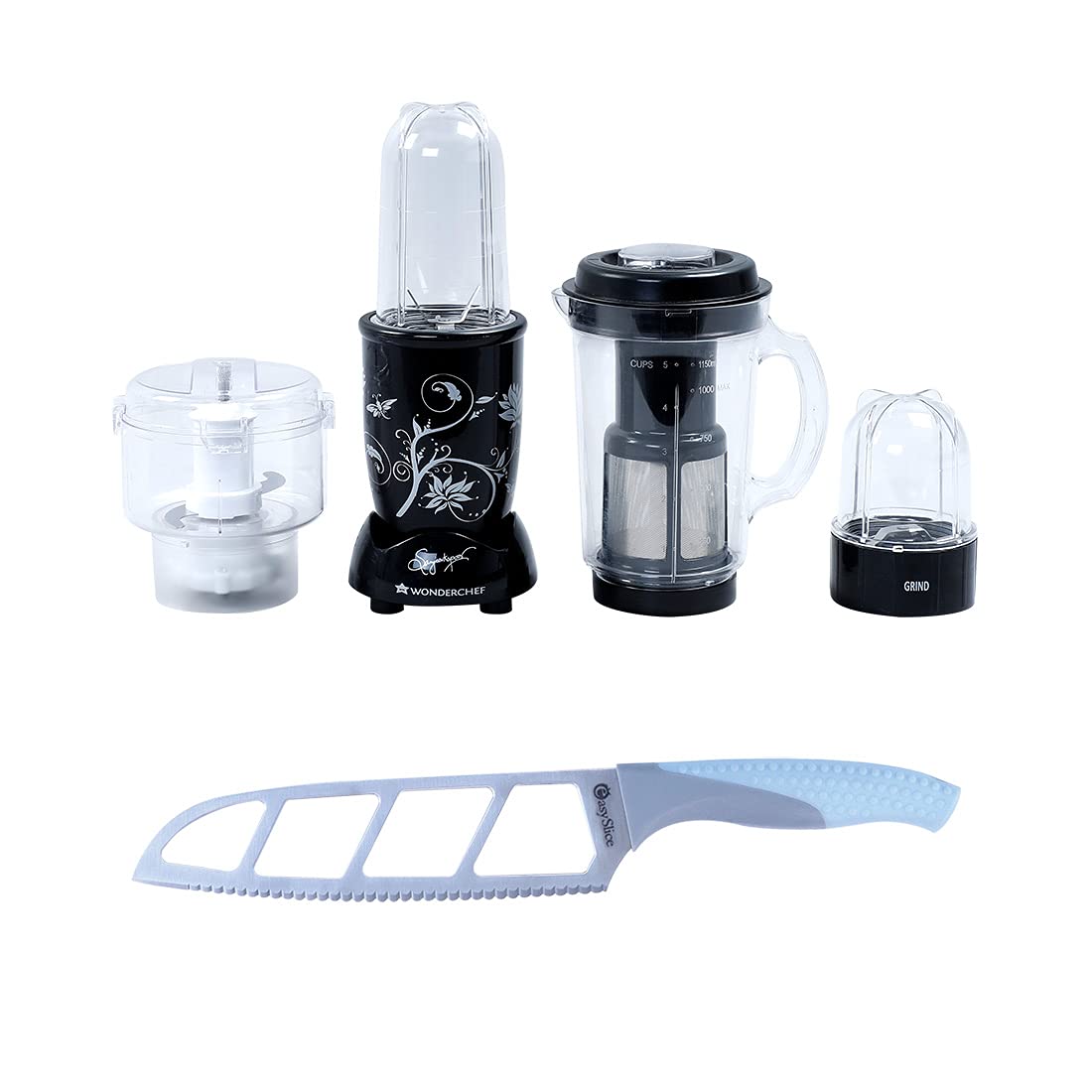 Buy Wonderchef Combo Offer Blend Complete Kitchen Machine (Black) And