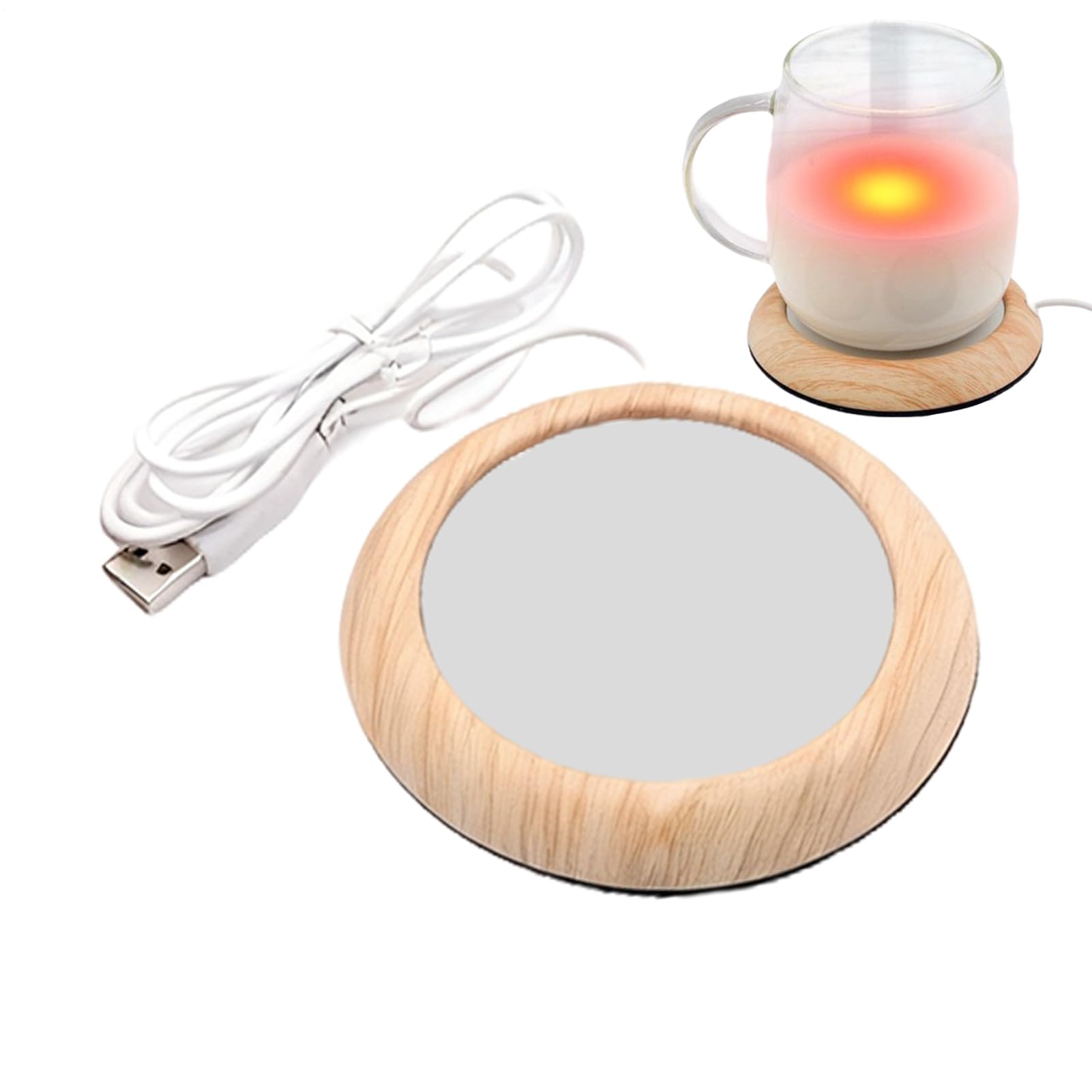 Calentador de taza de café inteligente USB de mesa para té y leche
