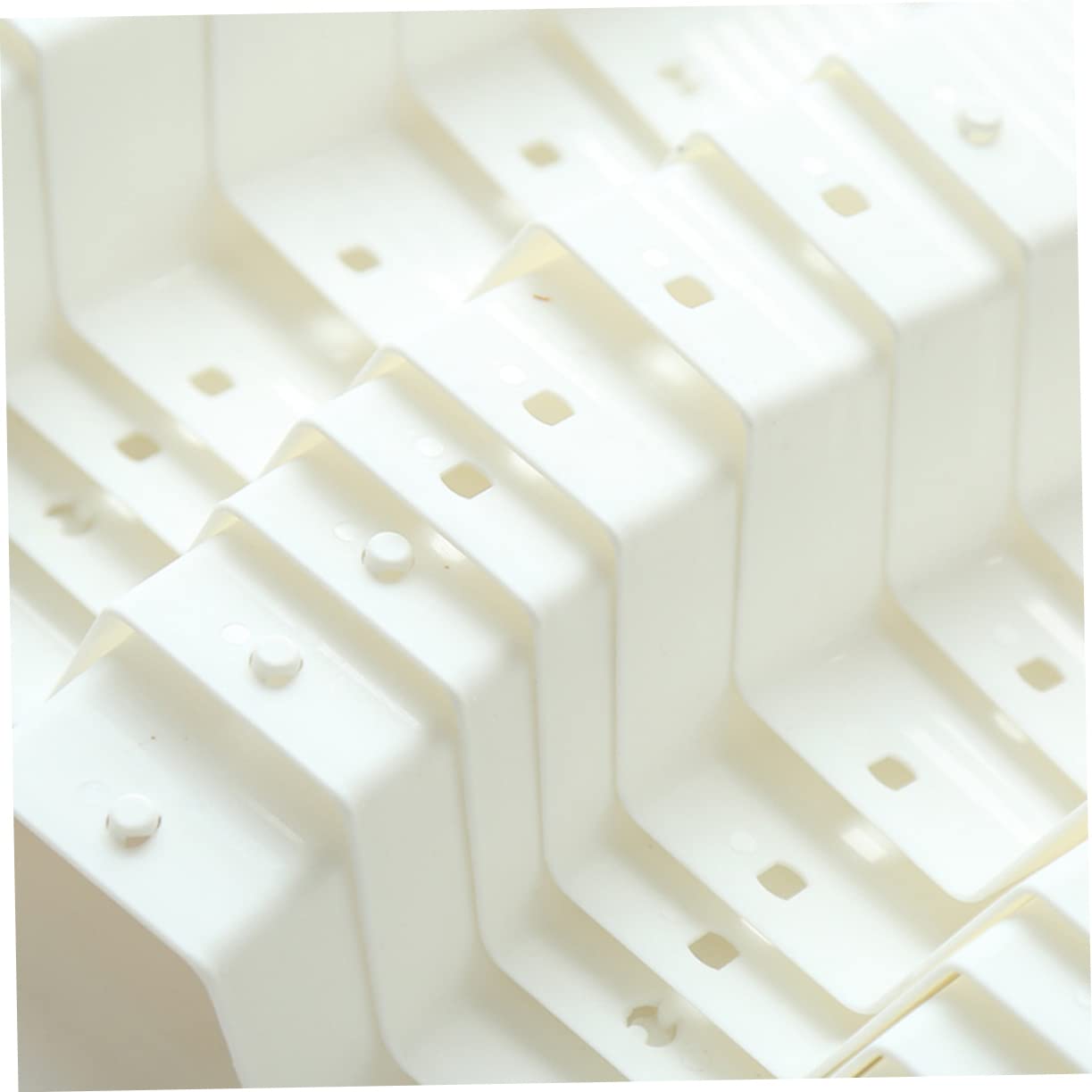 TOPBATHY Divisori per Cassetti a Nido D'ape in Plastica, Organizer per Cassetti Regolabile, Set da 4 Pezzi per Biancheria Intima, Calzini e Trucco, Salvaspazio per Armadio e Cassettiera