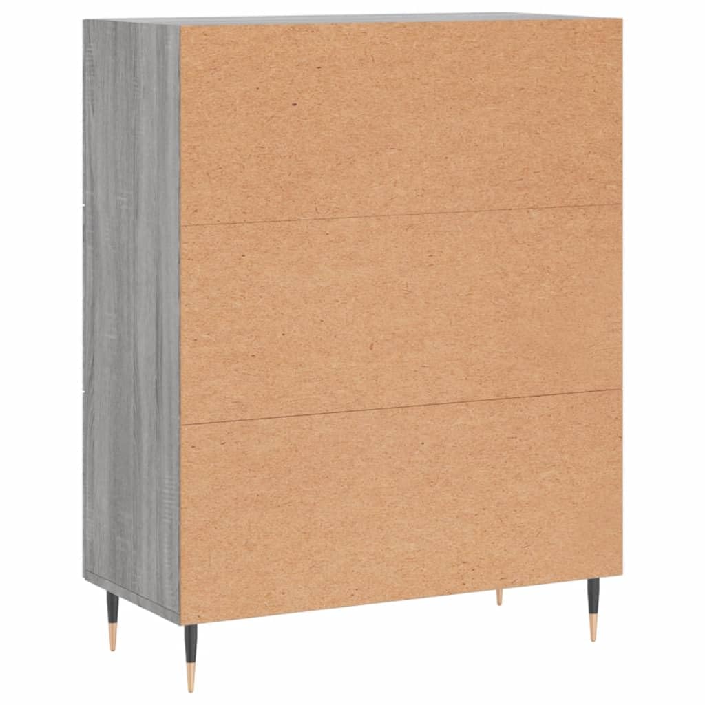 Kredens Sonoma komoda szafa na ubrania do sypialni, salonu, 69,5 x 34 x 90 cm, materiał drewnopochodny