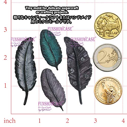Feather Silicone Cake Decorating Mold For Sugarcraft, Chocolate, Fondant, Epoxy Resin, Polymer Clay, Soap Making #TOP4