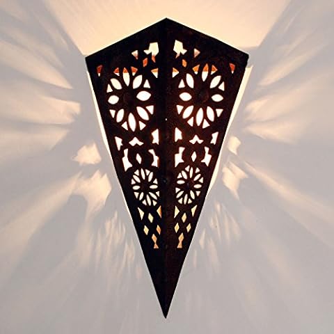 Lámpara de pared de hierro marroquí oriental hecha a mano "EWL07" Cover