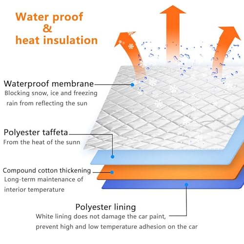 Car Awning, Heat Insulation Sun-Protective Clothing In Summer, Freezing And Snow Cover In Winter, All-Weather Car Outdoor Waterproof And Dust Cover, Suitable For Most Off-Road Vehicle Models #TOP4