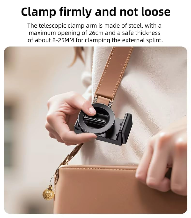 Image of Mizi Mag-Safe Airplane Phone Holder - Magnetic Travel Phone Mount for Airplane Seat Back, Hands-Free Flight Essentials Compatible with iPhone 17-12 Pro Max /Air /Plus /Mini with Mag Safe Case - Black
