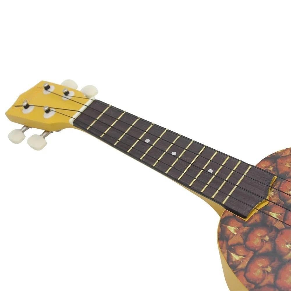 Kompakte akustische Akustik-Ukulele for Erwachsene, leichte 4-saitige Ukulele, Anfänger-Reise-Ukulele, kompakte Damen-Kleingitarre, tragbare Ukulele, geeignet for Studenten und Anfänger, einfach zu sp