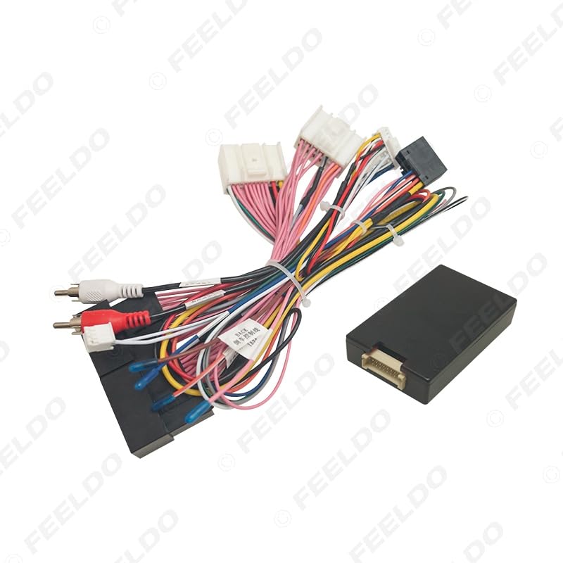 Car 16pin for Audio Wiring Harness for Hyundai Genesis Coupe 2012 Aftermarket Stereo Installation Wire Adapter - (Color Name: AB Cable-canbus Box)