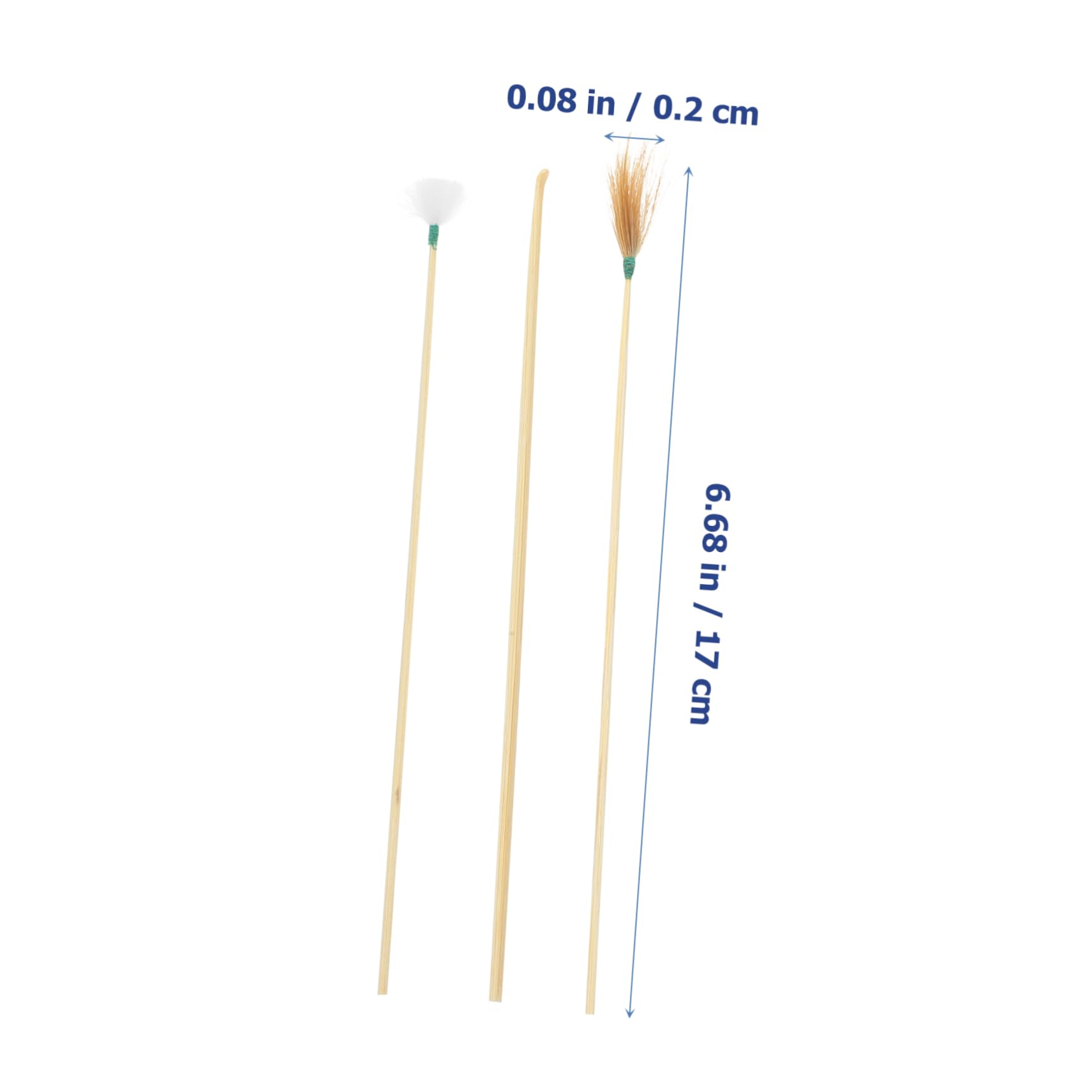 Didiseaon Bamboo Ear Spoon Set 5 Sets Ear Wax Cleaning Tools Safe and Comfortable for Daily Use