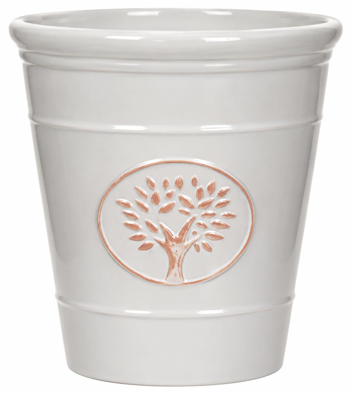 Heritage Tree Garden Pot – Decorative Tree of Life Indoor/Outdoor Planter, Large Lightweight Frost Proof & UV Resistant Plant Pot for Patio, Garden. (Grey, 30 Litre)