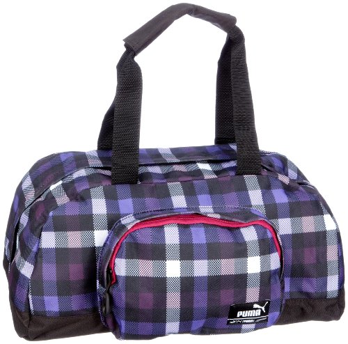 PUMA Sporttasche Foundation Karo, Shadow Purple-Purple Opulence-Check, S, 069110 04