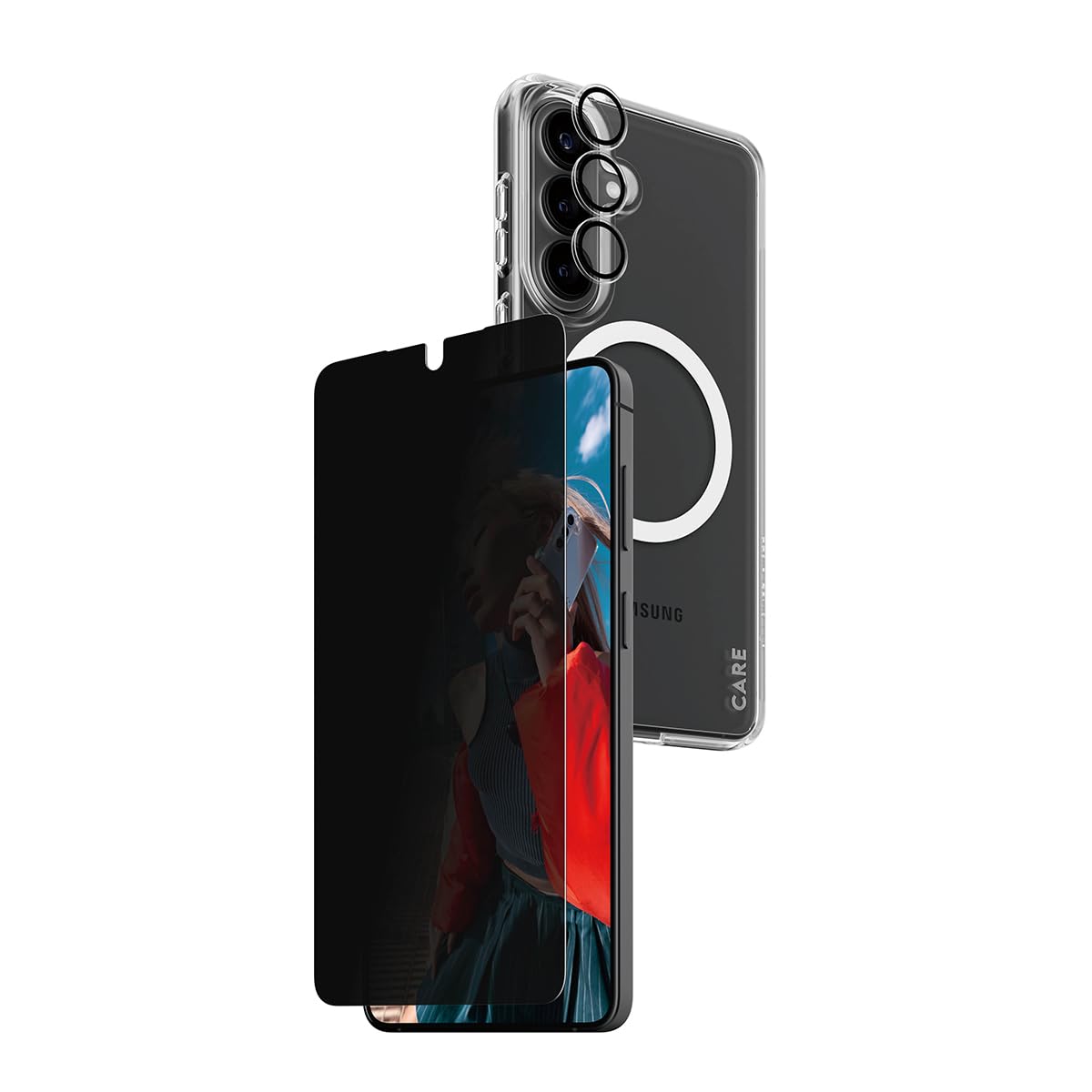 PanzerGlass | CARE by PanzerGlass Privacy zestaw 3 w 1 Samsung Galaxy S26+