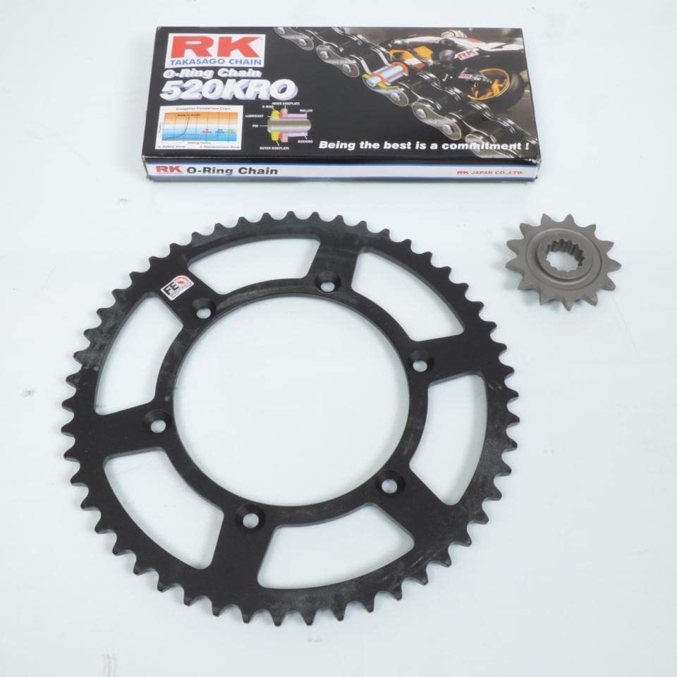Kit chaîne Gas Gas 200 EC 2000-2011 France Equipement 13X51 pas 520