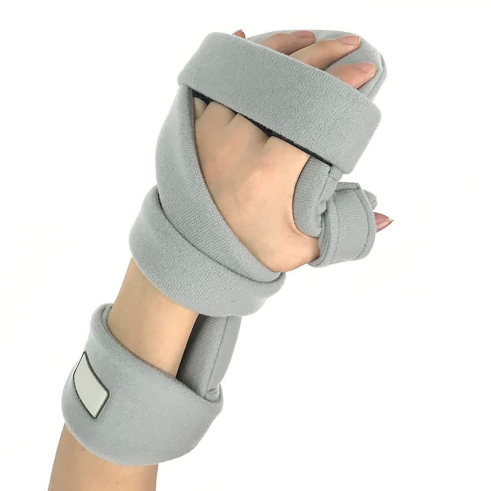 Ruhende Handstütze, Handschiene mit Fingerstütze, Form der Handstütze ist verstellbar, Fingertrennung und -fixierung, zur Handstütze, Handgelenkstütze, Arthritis-Sehnenentzündung-Rehabilitat
