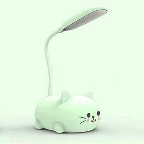 Miniatura 10 de Desniltol Lámpara LED para niños, mini lámpara de mesa para gatos, luz nocturna LED portátil, bonita lámpara de escritorio, luz de lectura