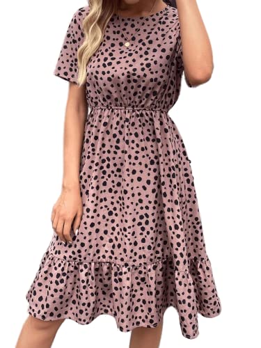 Image of TAGAS Women's Rayon Fit and Flare Knee-Length Dress