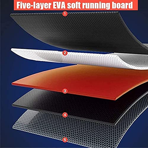 Image of Folding Treadmill Electric Motorized Power Walking Jogging Running Exercise Fitness Machine Trainer Equipment for Home Gym Office Space Saver