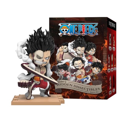 Mighty Jaxx Freeny's Hidden Dissectibles: One Piece Series 6 (Luffy Gears) | Überraschungsbox-Sammelfigur | Container mit 6 Zeichen