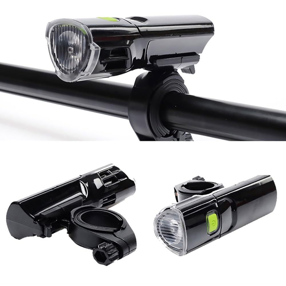 Faro Anteriore a LED da 3W per Bicicletta, Impermeabile, Potente Faro da Ciclismo, Torcia a LED, Batteria AAA, Lampada per MTB.
