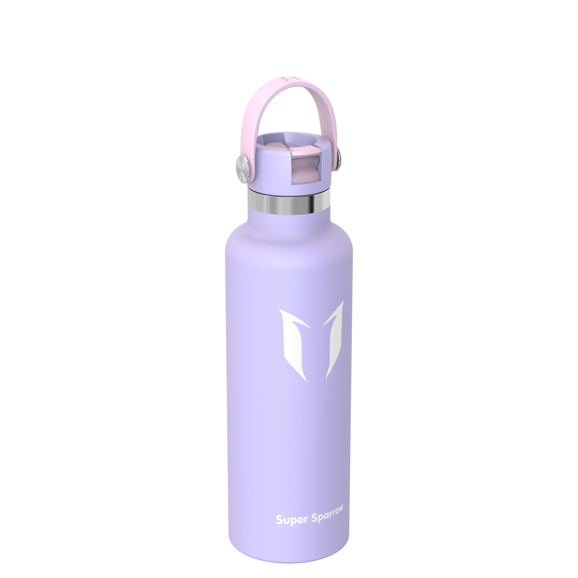 Super Sparrow Borraccia Termica, Acciaio Inox Bottiglia Termica - 350ml, 500ml, 750ml, 1L, 1.2L - Senza BPA Borracce, Borraccia Bambini per Scuola, Sport, Campeggio, Yoga, Palestra, Ciclismo
