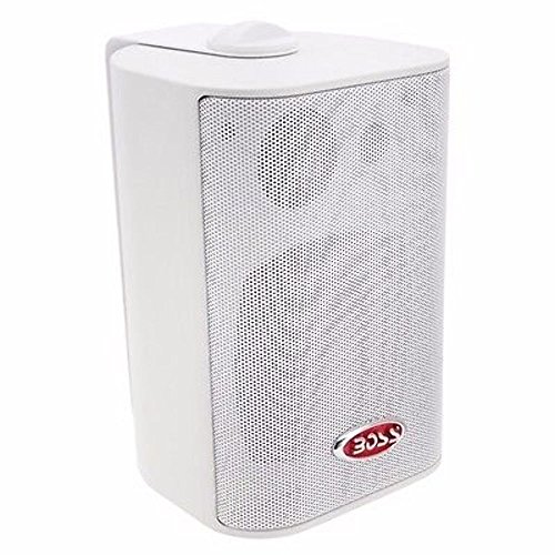 Boss Audio Mr4.3W 4 Indoor/Outdoor 3-Way Speakers (White)