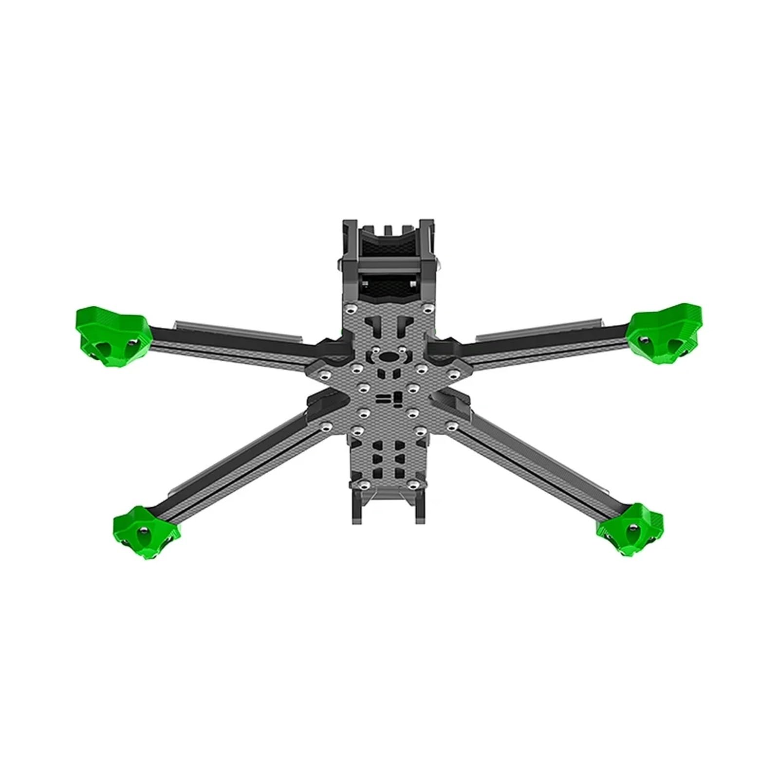 Kit de Marco de cuadricóptero Kit de chasis F6 V2 O4 de 6 Pulgadas, Distancia Entre Ejes F6 de 262 mm con Brazo de 6 mm for dron FPV con Unidad aérea O4