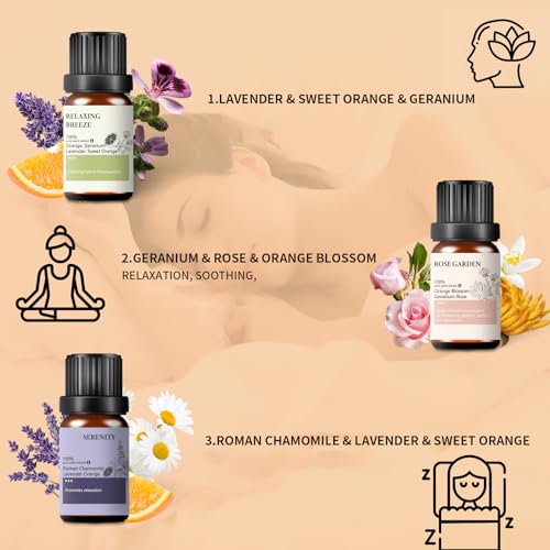 Pure Essential Oil Set - Essential Oils for Diffusers Aromatherapy and Humidifiers with Bonus Oil Opener - Relaxation, Mood Enhancement - DIY Candle and Soap Making - Image 4