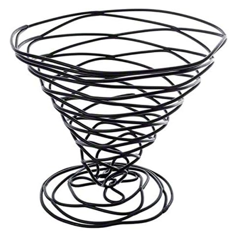 American Metalcraft 7-Inch Black Wire Basket Cover