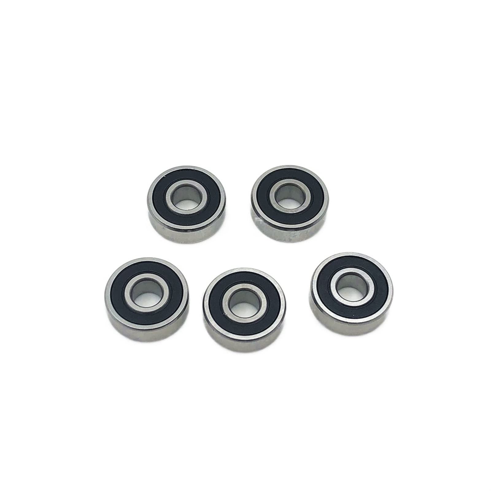 バイメタルシールシールドマイクロ深溝ベアリング 4 個 F6003-17-2RS 17x35x10mm ABEC-1 フランジベアリ バイメタルシールシールドマイクロ深溝ベアリング 5/10個 608-2RS 8X22X7mm ABEC-1 深溝鋼シールボールベアリ