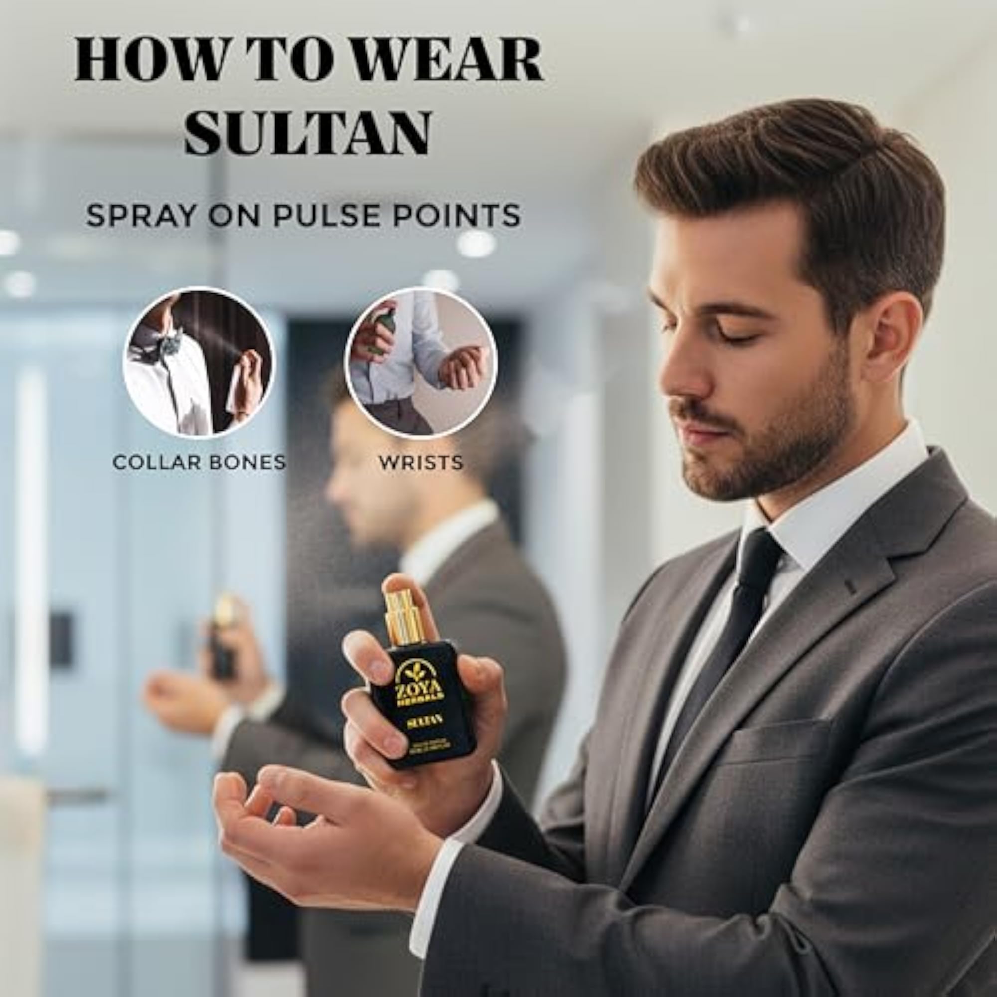 Sultan Eau De Parfum, Long Lasting Arabic Fragrance, 50ml