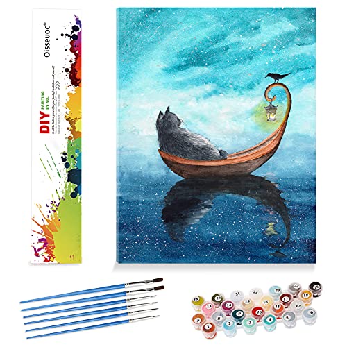 Oisseuoc Peinture par numéros pour adultes et enfants Cover