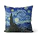 poszewki na poduszki Van Gogh Gwiaździsta noc poduszki nadruk tkanina poduszki poszewki na poduszki pokój poszewka na poduszkę kwadratowa grafika 45 x 45 cm
