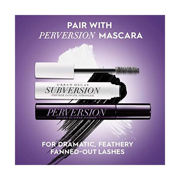 Urban Decay Subversion Lash Primer, Lengthening & Volumizing Mascara Primer, Protects & Conditions Natural Eyelashes, Nourishing Panthenol & Vitamin E, Cruelty-free, Paraben-free - 0.28 fl oz
