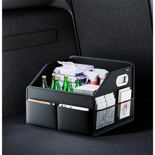 AUSTYLCO �ԗp���[�{�b�N�X �g�����N�{�b�N�X �� ���[ �܂��ݎ� ����� �ԗp�V�[�g�o�b�N�|�P�b�g ���@�\���[�{�b�N�X �h�� ��e�� ��t�ȒP �J�[�p�i�i�u���b�N�j 1��