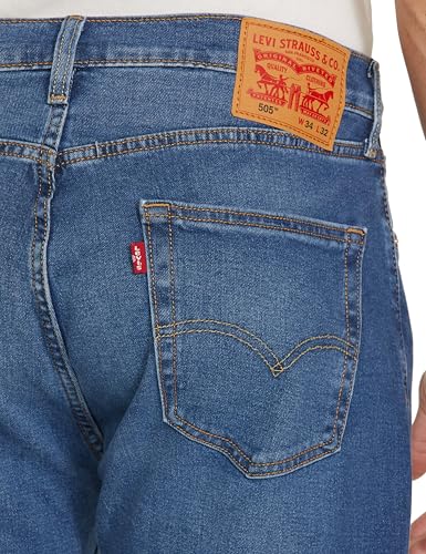 Image of Levi's Men's 505 Straight Fit Mid Rise Jeans