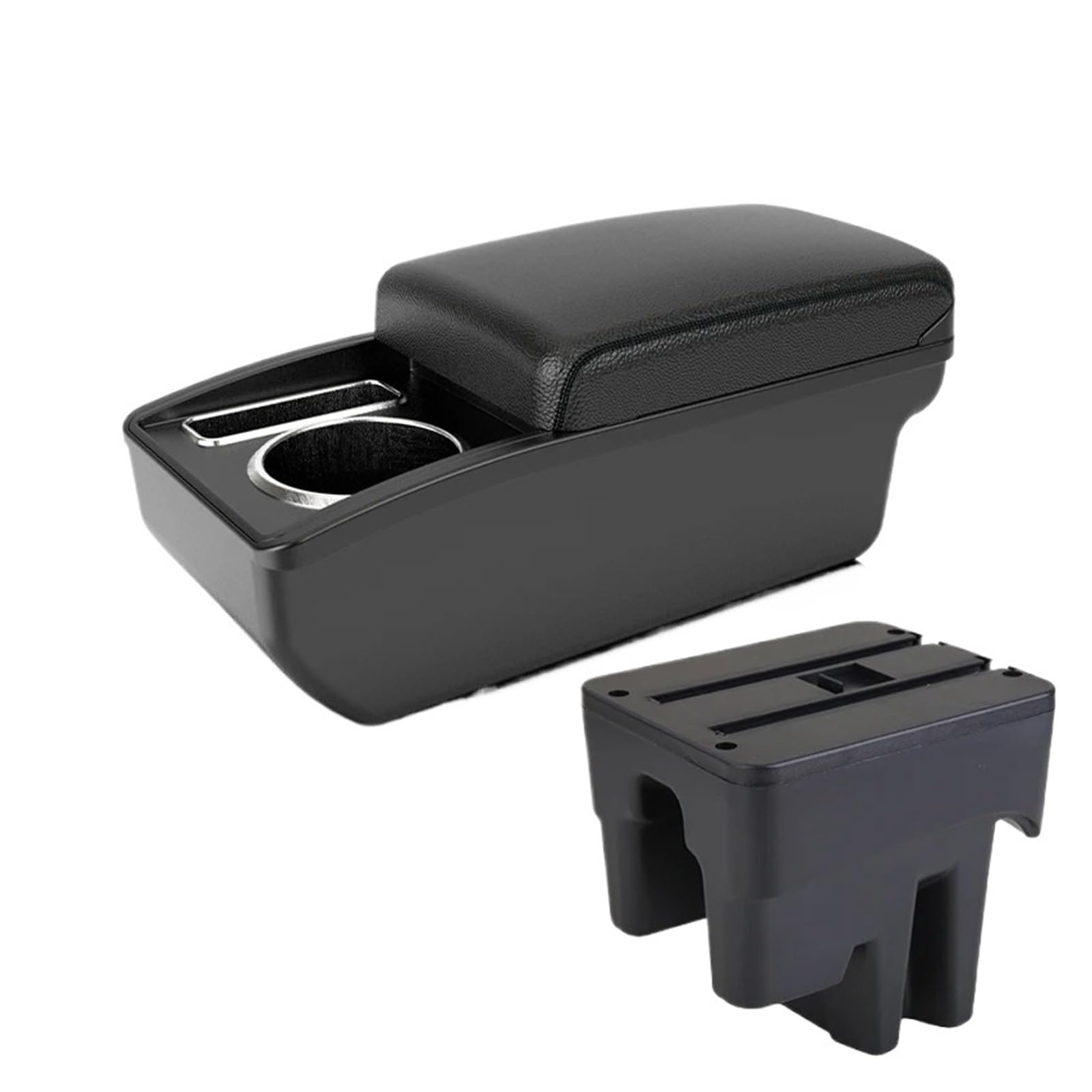 UMDJJU For TOYOTA For AVANZA 2016 Car Armrest Box Interior Special Retrofit Parts Accessories Center Storage Car Centre Console Armrest Box(A2 Black line NO USB)