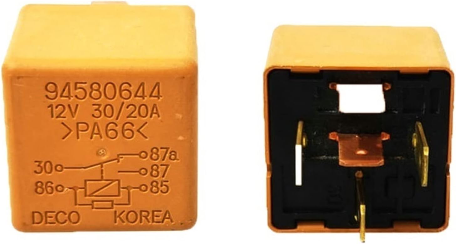 Auto Relay 94580644 PA66 12V 30/20A DIP5(1pcs)