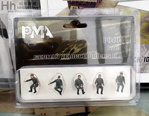 PMA WWII Jeu de 5 figurines de véhicules allemands B 1/72